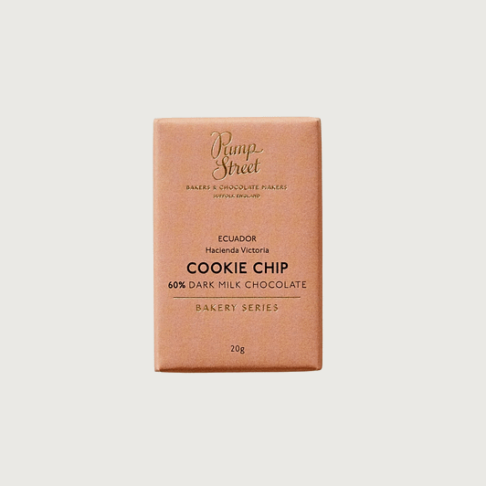 Pump Street Chocolate – Cookie Chip, Ecuador, Dark Milk 60% Taster Bar