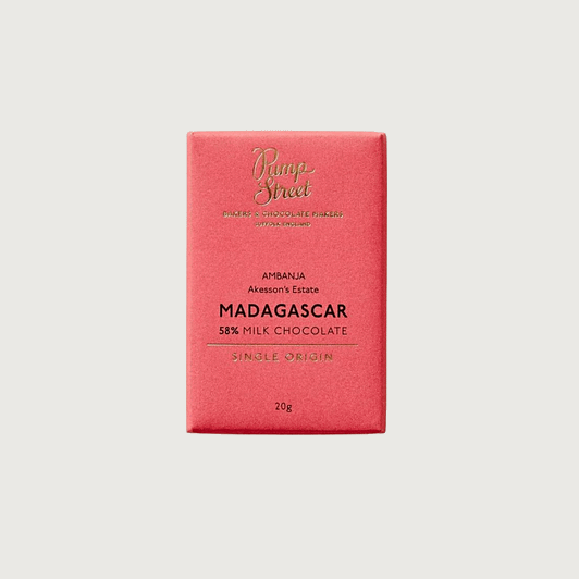Pump Street - Madagascar, Milk 58% Taster Bar (Carton of 20)