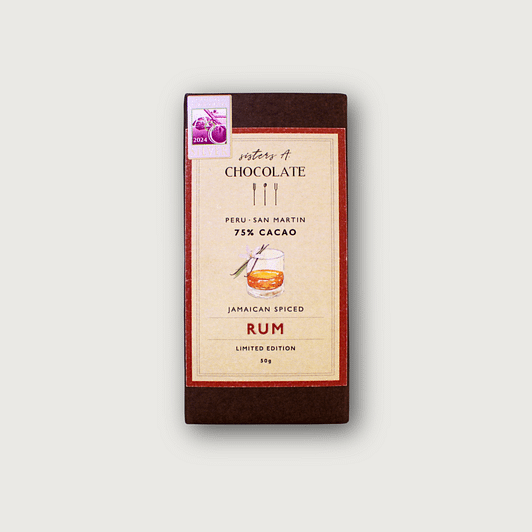 Sisters A. Chocolate - San Martin, Peru, Dark 75% with Rum