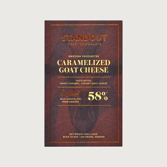 Standout - Öko Caribe, Dominican Republic, Getmuse Caramelised Goat Cheese 58%