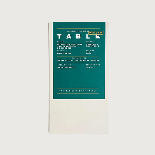 Table - Dominican Republic, White 43%