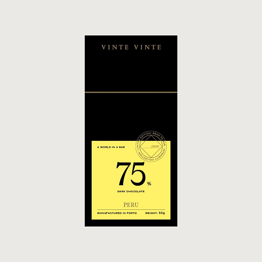 Vinte Vinte - Marañon, Peru, Dark 75% (Limited Edition)