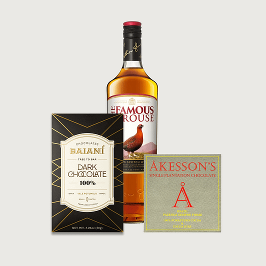 Whisky & Craft Chocolate 100% Cacao Gift Collection
