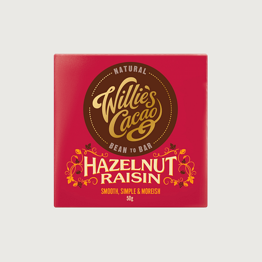 Willie's Cacao - Hazelnut Raisin, Dark 70%