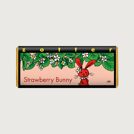 Zotter - Strawberry Bunny