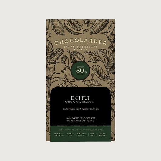 Chocolarder - Doi Pui, Thailand, Dark 80%