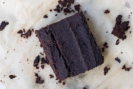 Chocolate Hazelnut Brownies with Cocoa Nibs