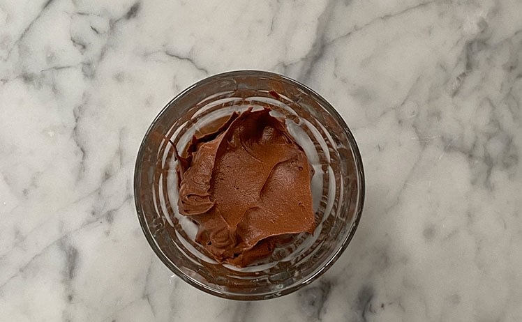 Two Ingredient Chocolate Mousse