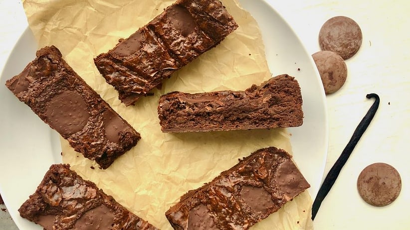Vegan Double Chocolate Brownies