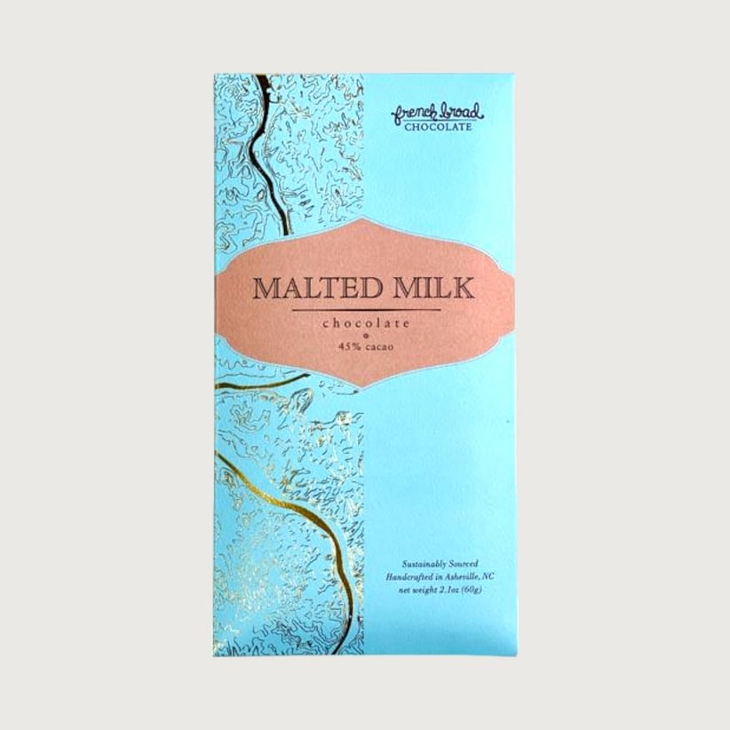 French Broad Chocolates Malted Milk Chocolate