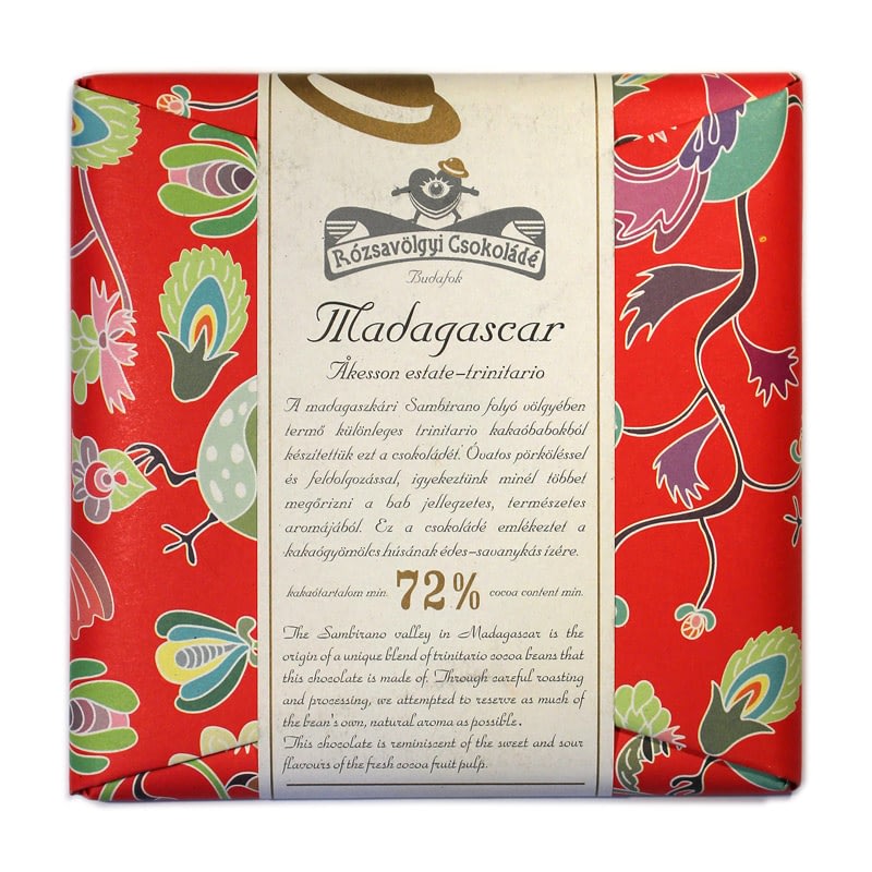 Rózsavölgyi Csokoládé - Madagascar Trinitario 72%