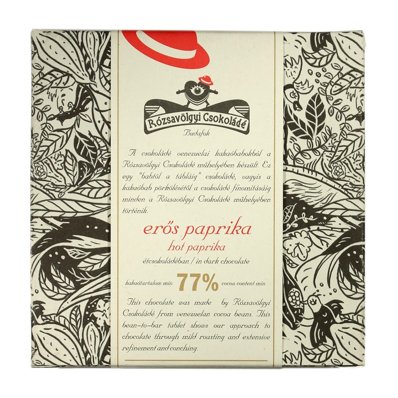 Rózsavölgyi Csokoládé - Dark Chocolate 73% with Hot Paprika