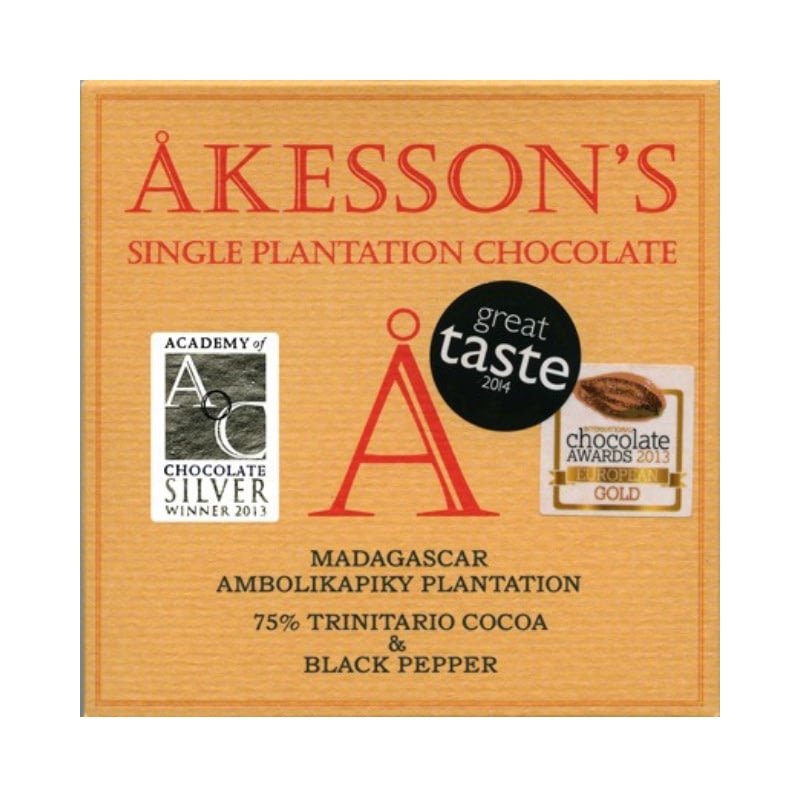 Akesson's - Madagascar 75% With Black Pepper
