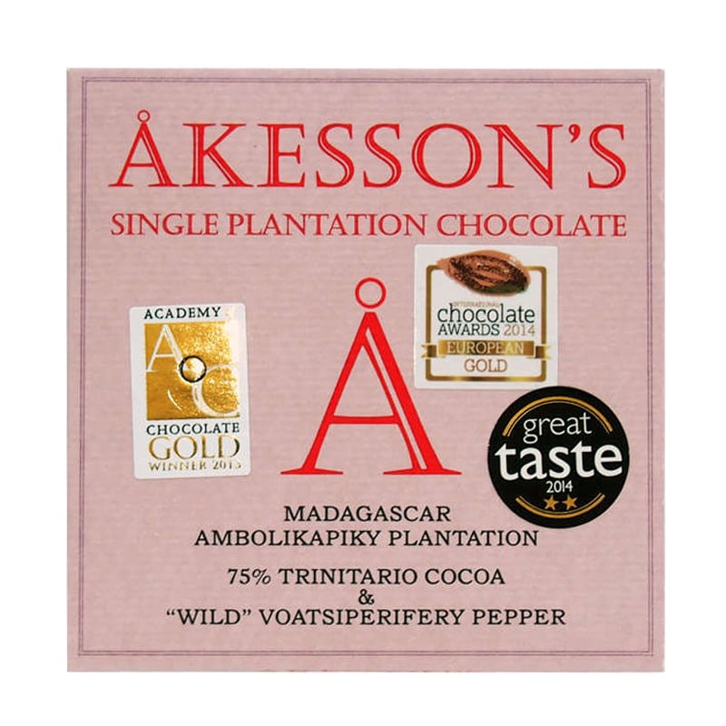 Akesson's - Madagascar 75% with Wild Voatsiperifery Pepper