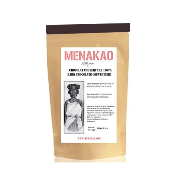 Menakao - Dark Chocolate 100% Couverture 2.5kg