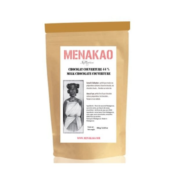 Menakao - Milk Chocolate 44% Couverture 2.5kg