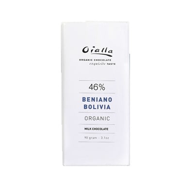 Oialla - Beniano, Bolivia, Milk 46% (Carton of 15)