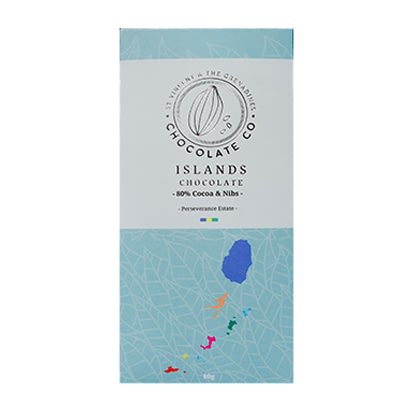 Islands Chocolate - St Vincent Dark Chocolate with Cocoa Nibs, 80%