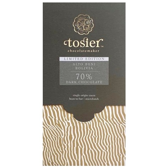 Tosier Chocolate - Bolivia, Alto Beni 70% Dark (taster bar)