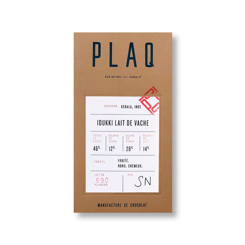 Plaq - Idukki, India 58% Milk