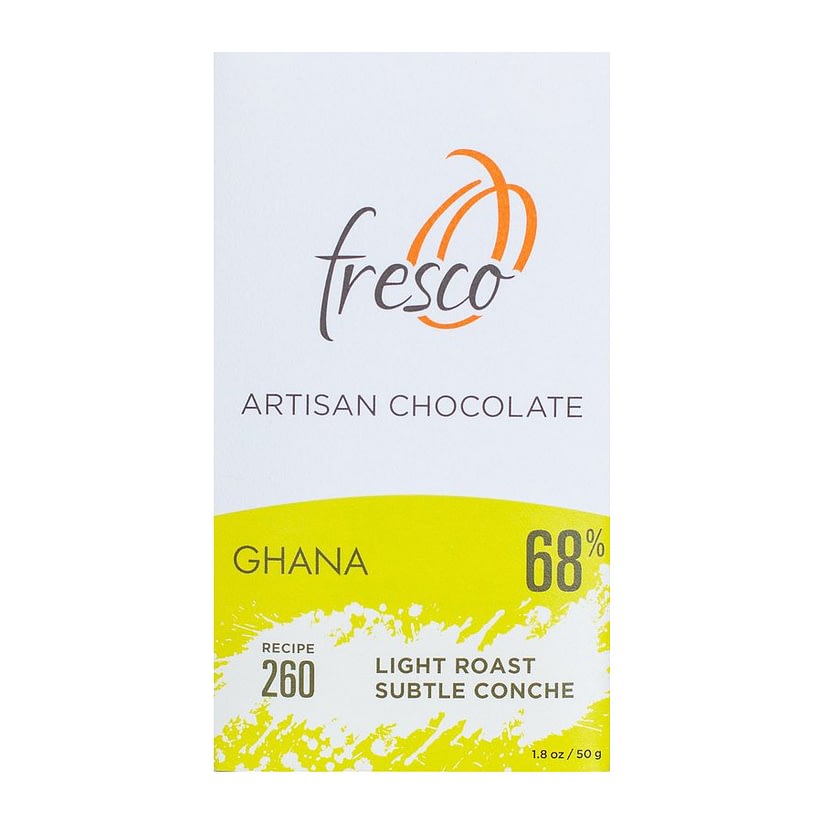 Fresco - ABOCFA, Ghana 68% Light Roast, Subtle Conche