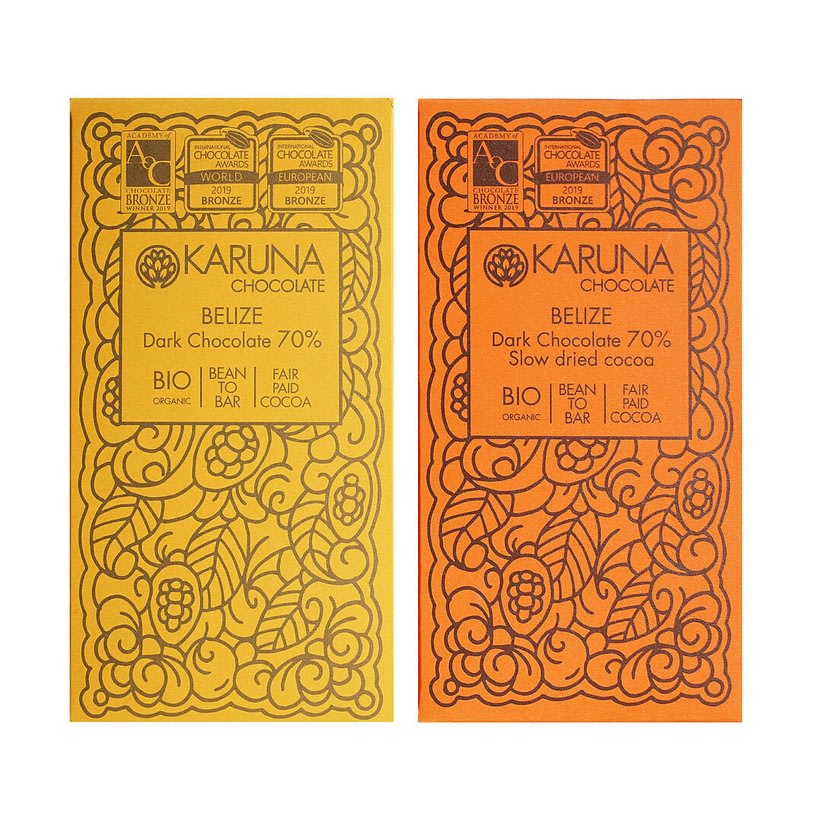 Compare the Drying - Karuna Belize 70% Dark