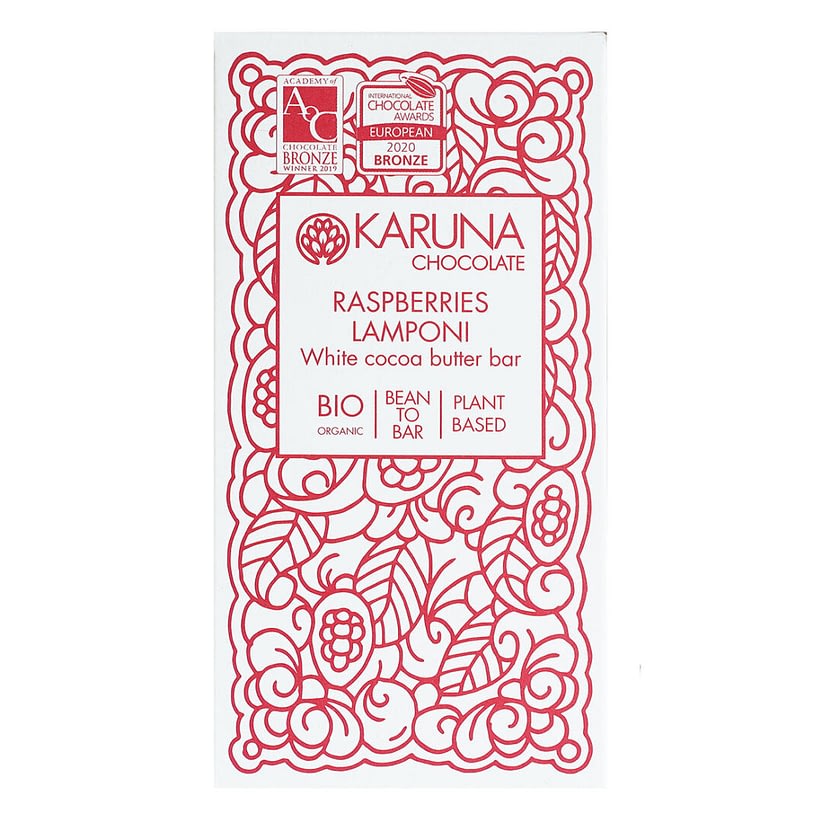 Karuna - White 39% with Raspberries