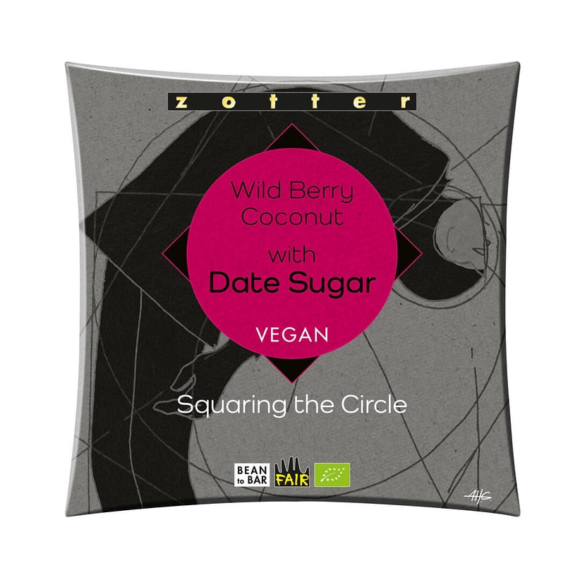 Zotter - Coconut White with Wild Berries and Date Sugar