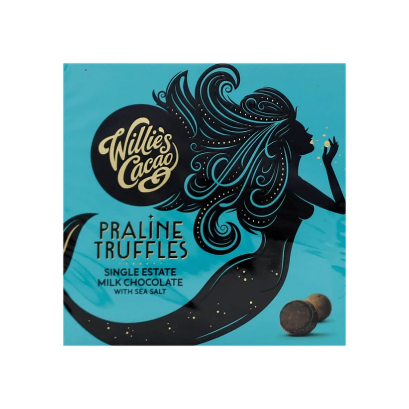 Willie's Cacao - Milk Chocolate Praline Truffles with Sea Salt