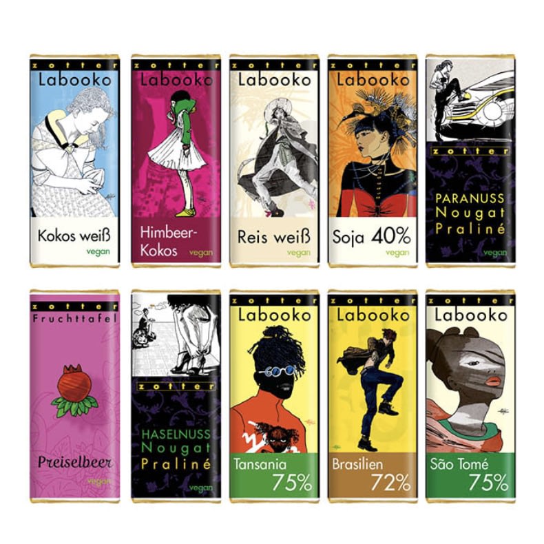 Zotter - Vegan Chocolate Tasting Set