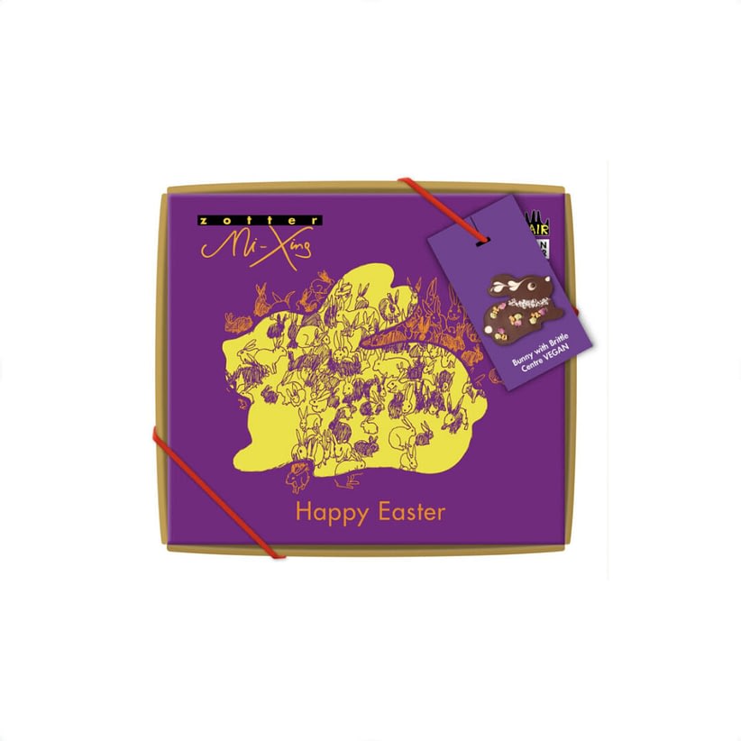 Zotter - Hazelnut Brittle Dark Chocolate Bunny
