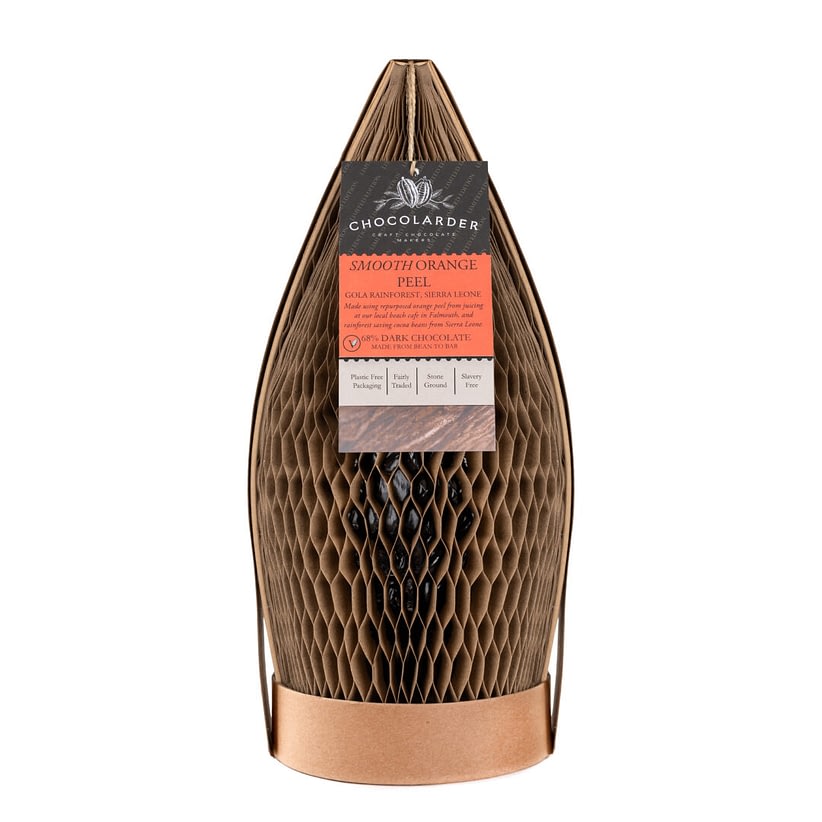 Chocolarder - Smooth Orange Peel 68% Dark Easter Egg
