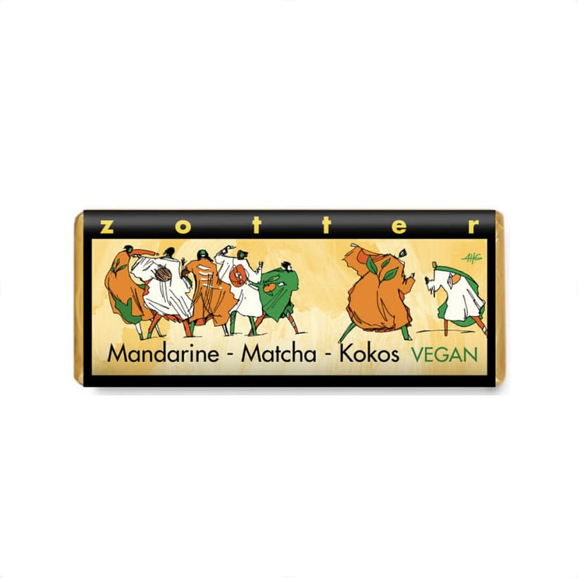 Zotter - Handscooped: Coconut, Tangerine and Matcha