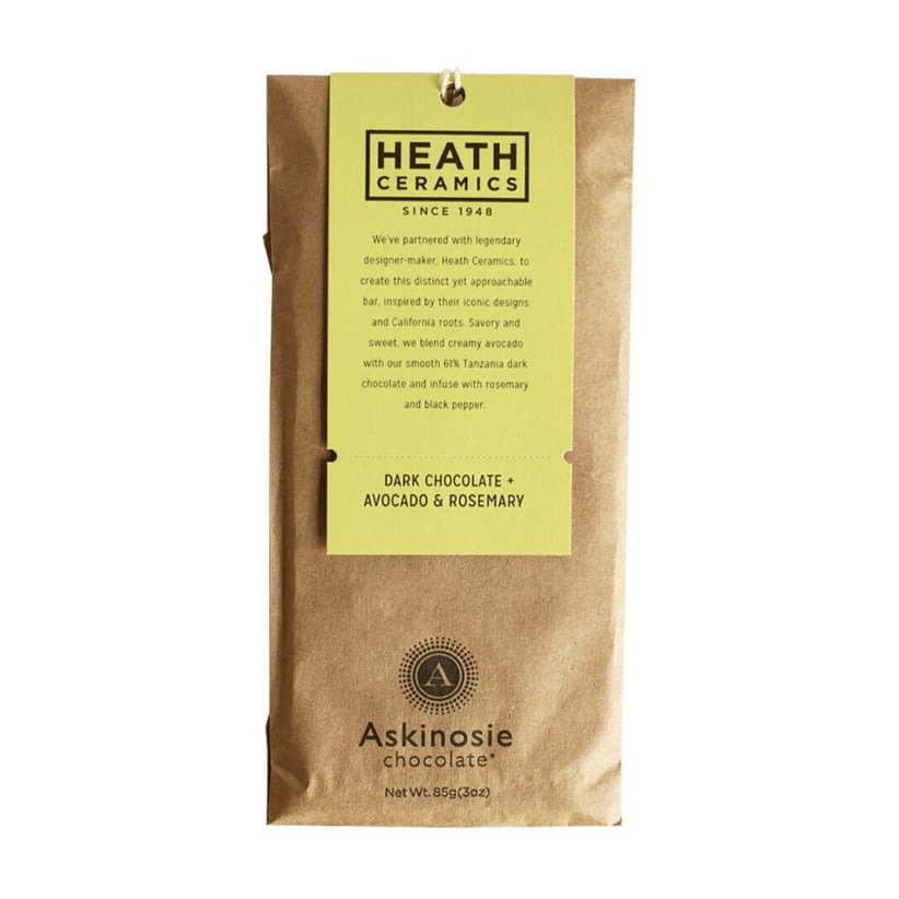 Askinosie - Mababu Tanzania, Avocado & Rosemary Dark Chocolate