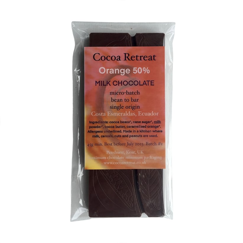 Cocoa Retreat - Milk Esmereldas with Caramelised Orange