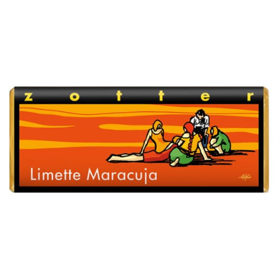 Zotter - Limette Maracuja, Handscooped