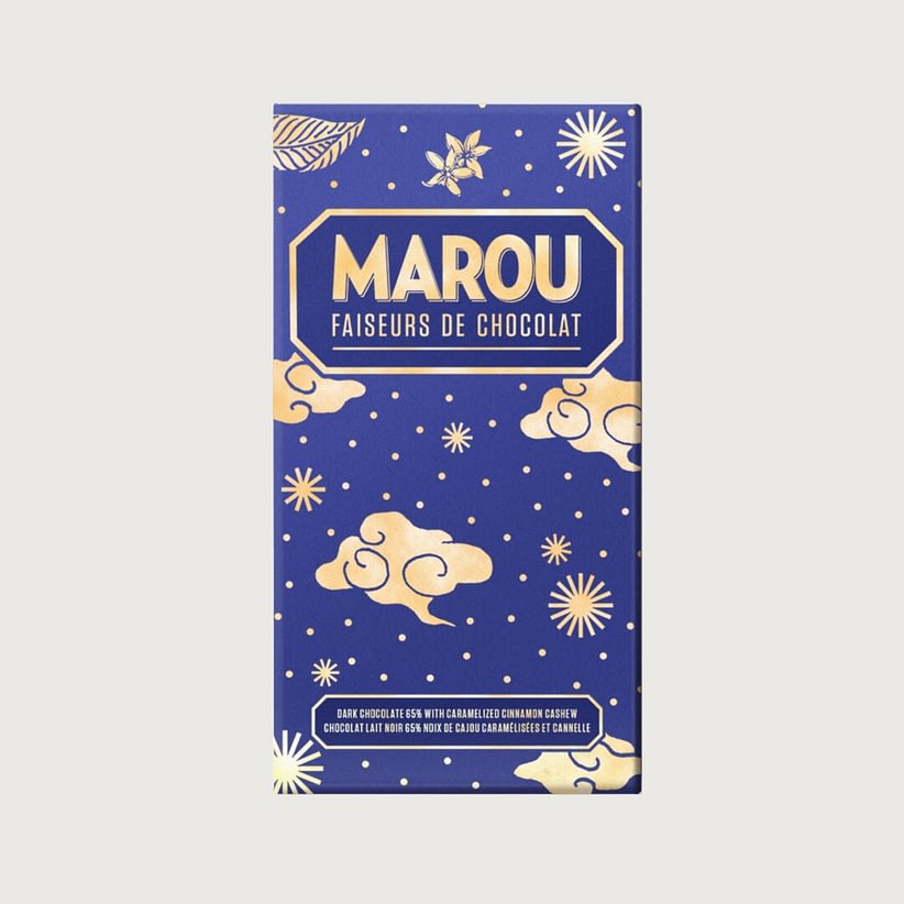 Marou - Caramelised Cashew & Cinnamon, Dark 65%