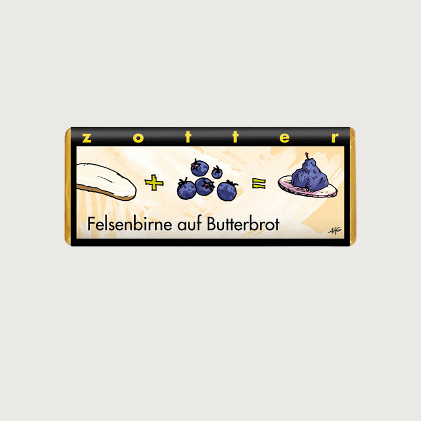 Zotter - Juneberry on Buttered Bread, Handscooped