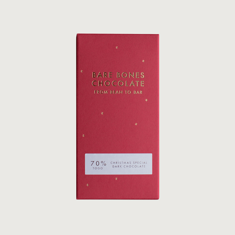 Bare Bones - Scoops Kekeli, Togo, Dark 70% (Christmas Special)