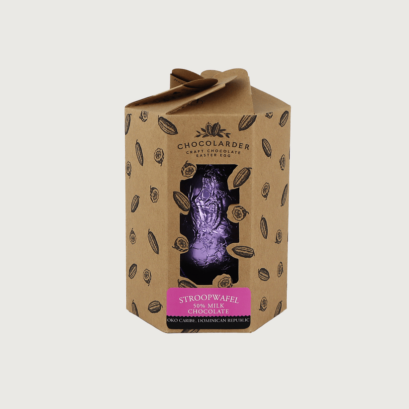 Chocolarder - Stroopwaffel, 50% Milk Chocolate Easter Egg