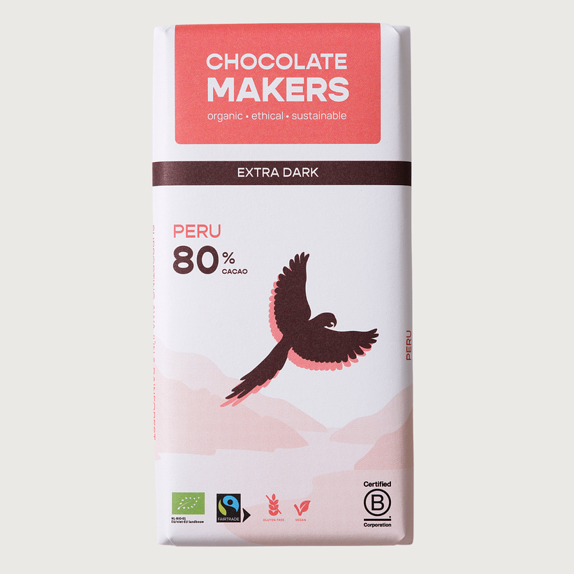 Chocolatemakers - Awajún, Peru, Extra Dark 80%