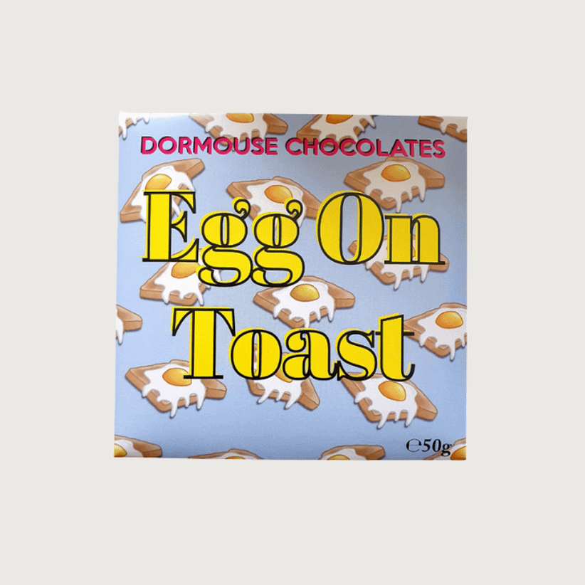 Dormouse - 'Eggs on Toast', Milk and White Bar