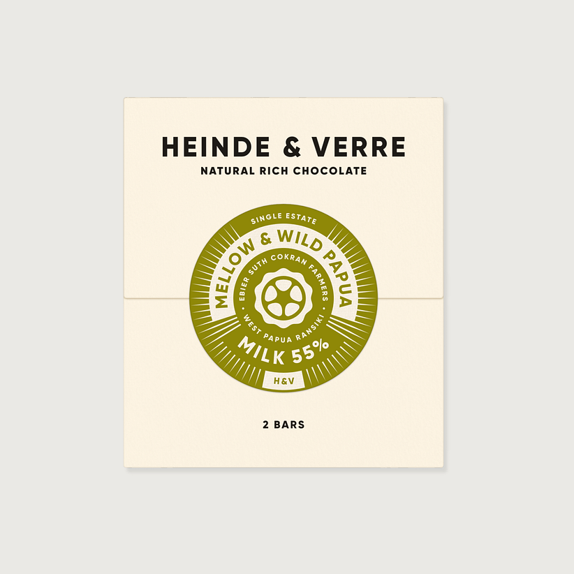 Heinde & Verre - Mellow & Wild Papua, Milk 55%