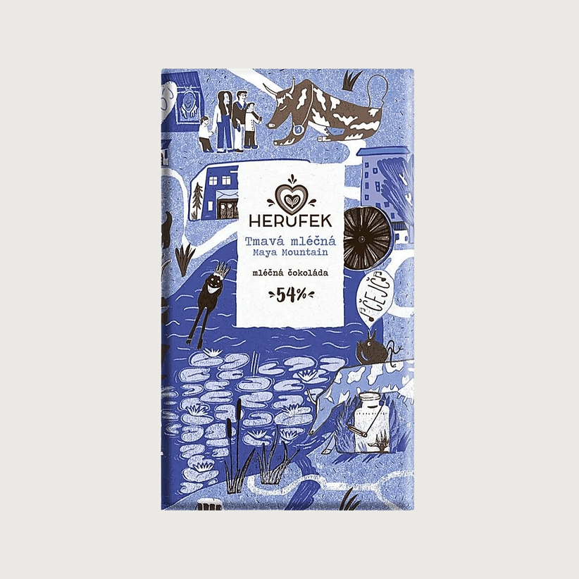 Herufek - Maya Mountain, Belize, Dark Milk 54%