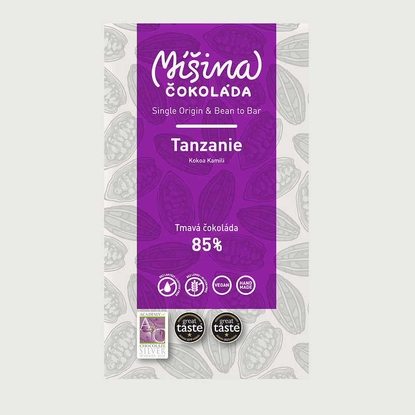 Míšina Čokoláda - Kokoa Kamili, Tanzania Dark 85%