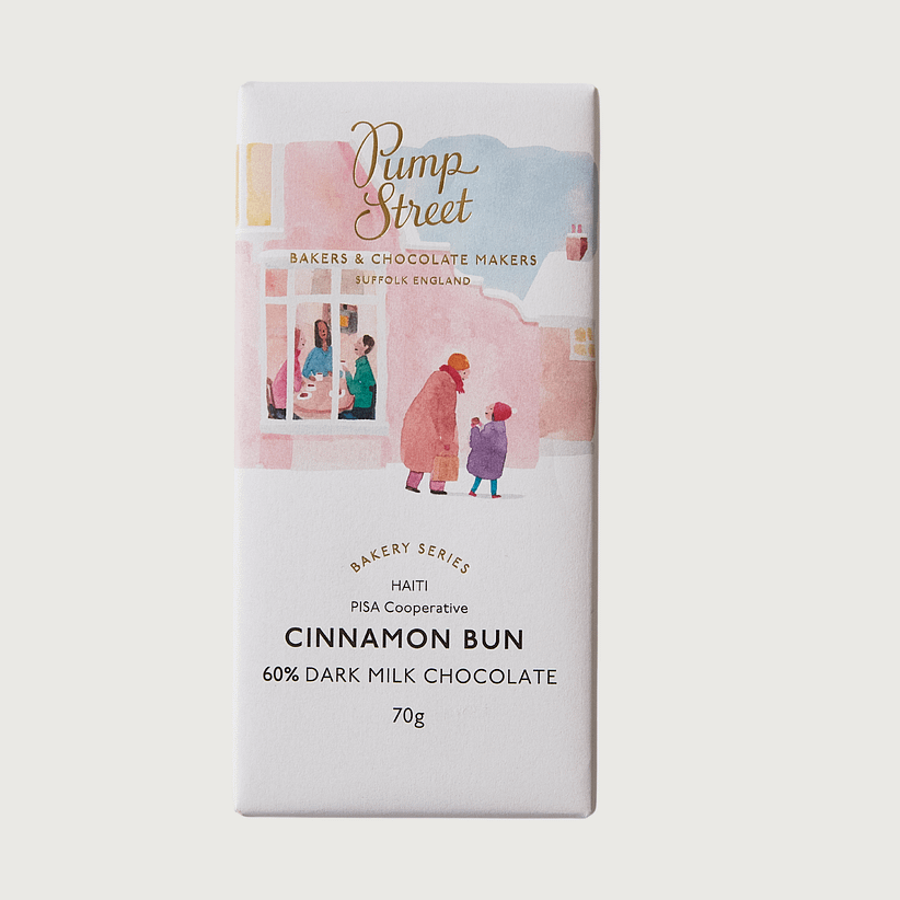 Pump Street Chocolate - Cinnamon Bun, Haiti, Dark Milk 60%
