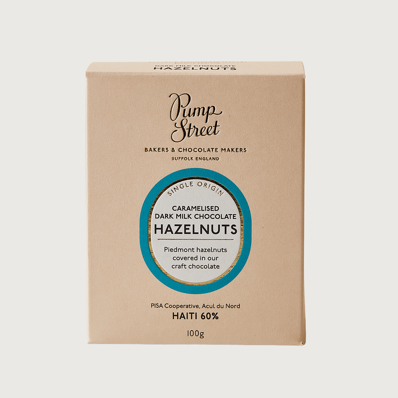 Pump Street Chocolate - Covered Hazelnuts, Haiti, Dark Milk 60%