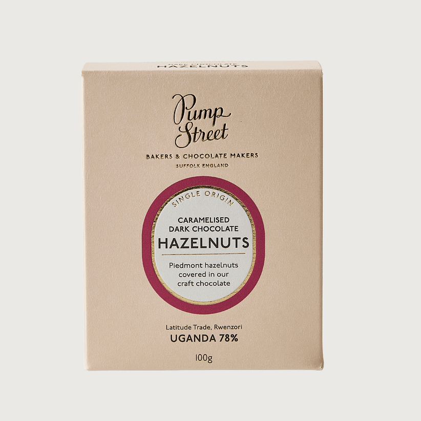 Pump Street Chocolate - Covered Hazelnuts, Uganda, Dark 78%
