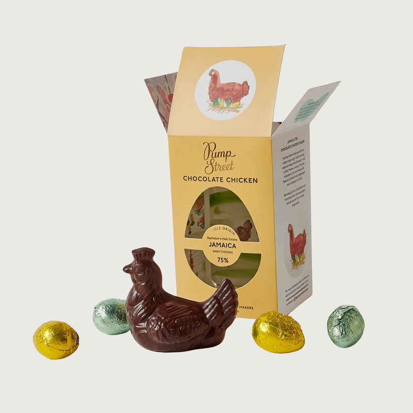 Pump Street Chocolate - Dark Chocolate Chicken and Eggs Box