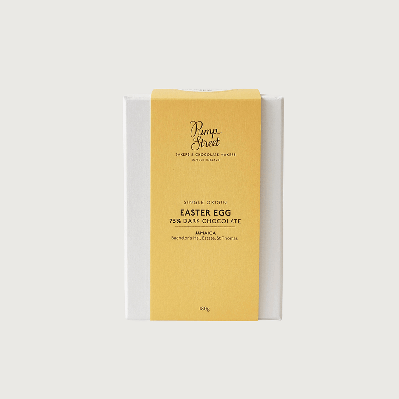 Pump Street Chocolate - Dark Chocolate Easter Egg, Jamaica 75%